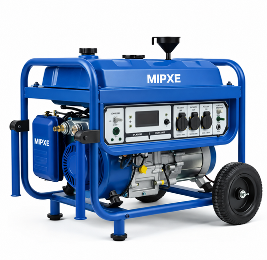 MIPXE EM7500G 7500W Portable Gas Generator with Electric Start